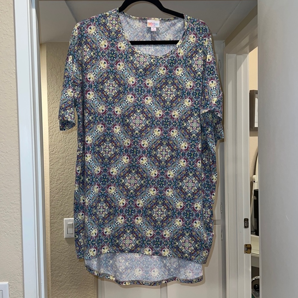 Irma print top